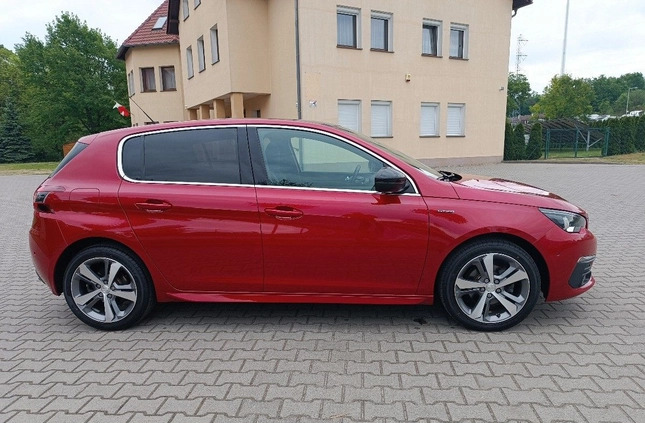 Peugeot 308 cena 51500 przebieg: 166000, rok produkcji 2017 z Góra małe 742